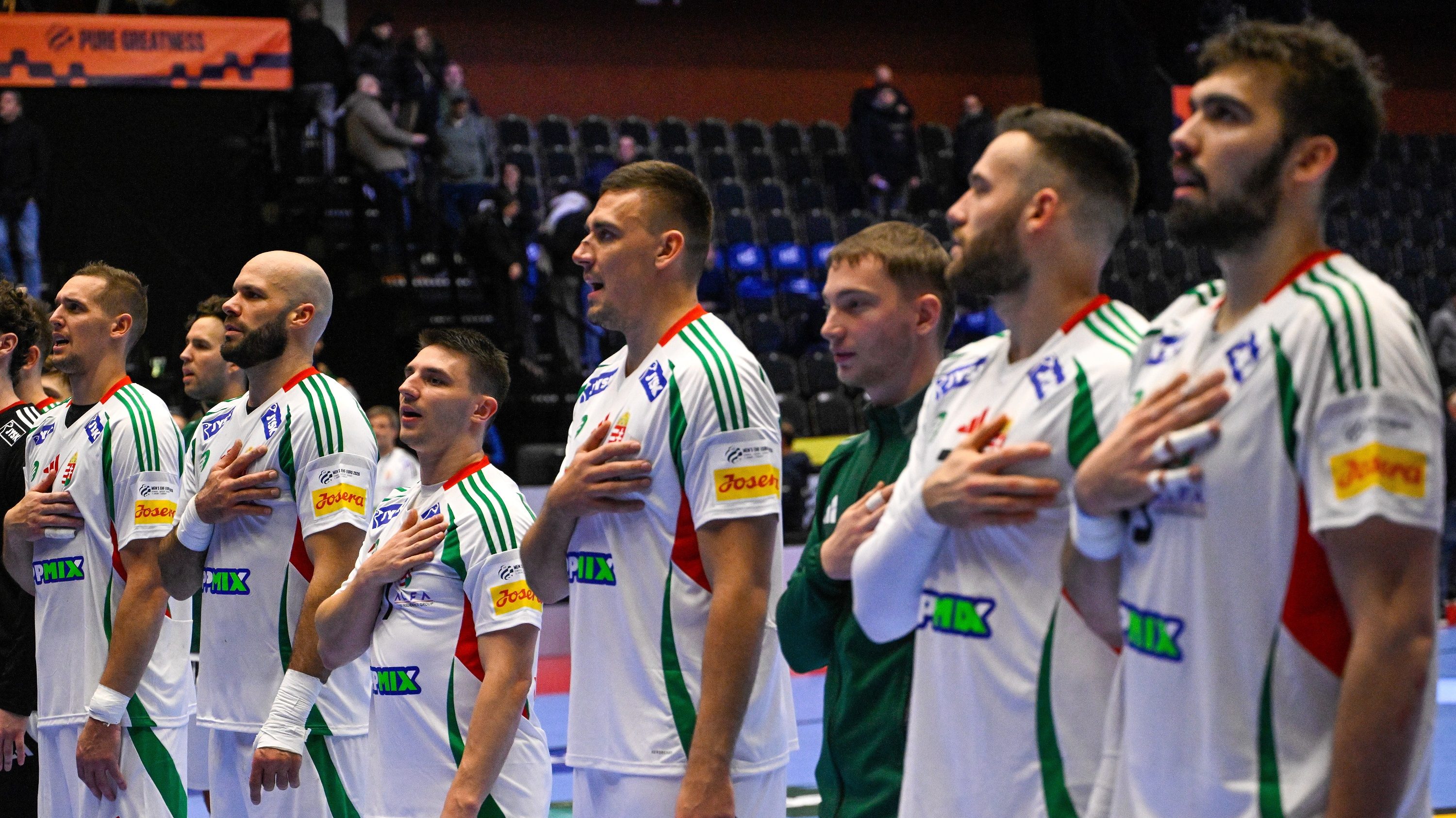 A magyar kézilabda-válogatott.