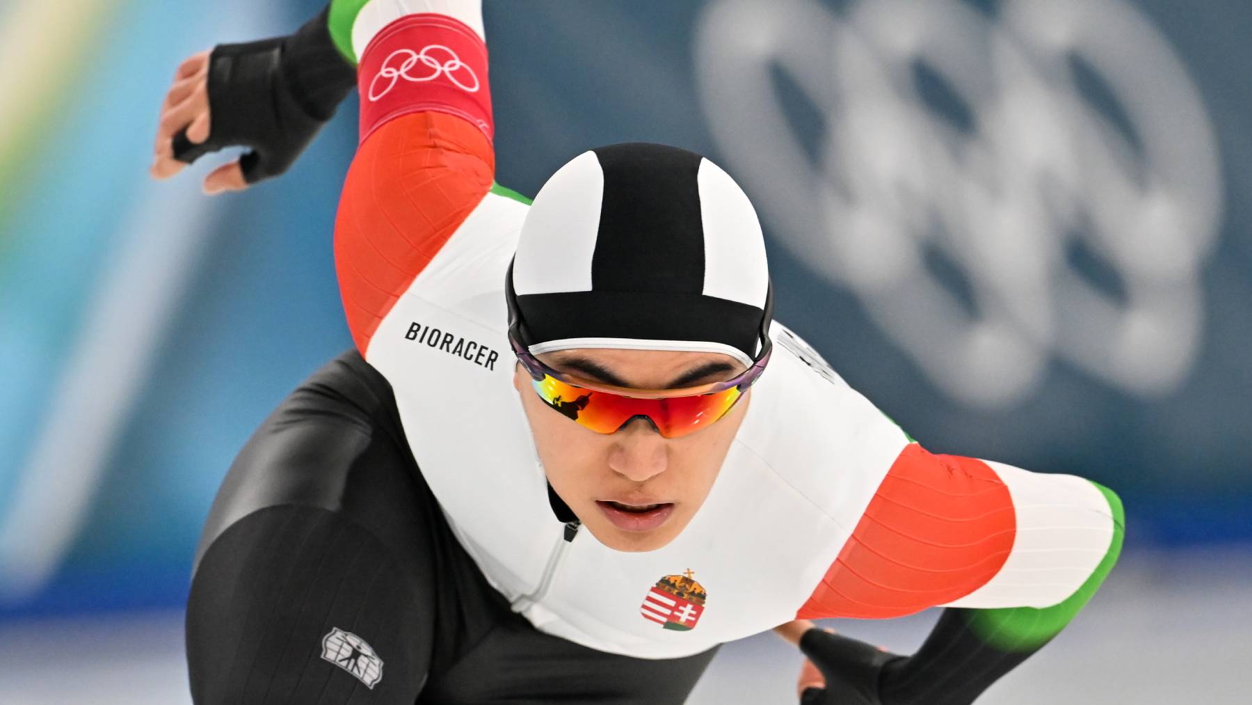 Rho, 2026. február 19. Kim Minszok a 2026-os milánói-cortinai téli olimpia férfi 1500 méteres gyorskorcsolyaversenyében a rhói Fiera Milanóban 2026. február 19-én. MTI/Illyés Tibor