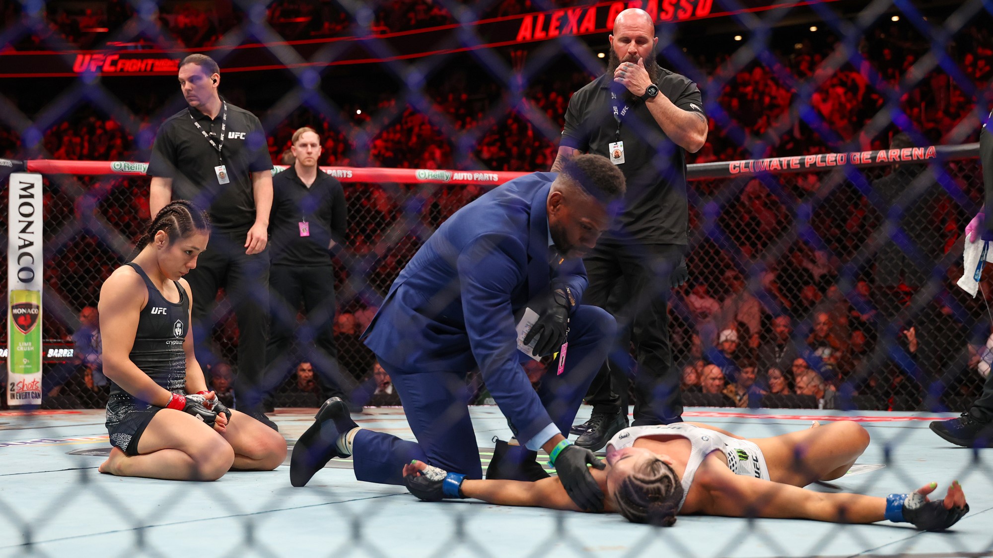 UFC MMA Maycee Barber Alexa Grasso brutális kiütés