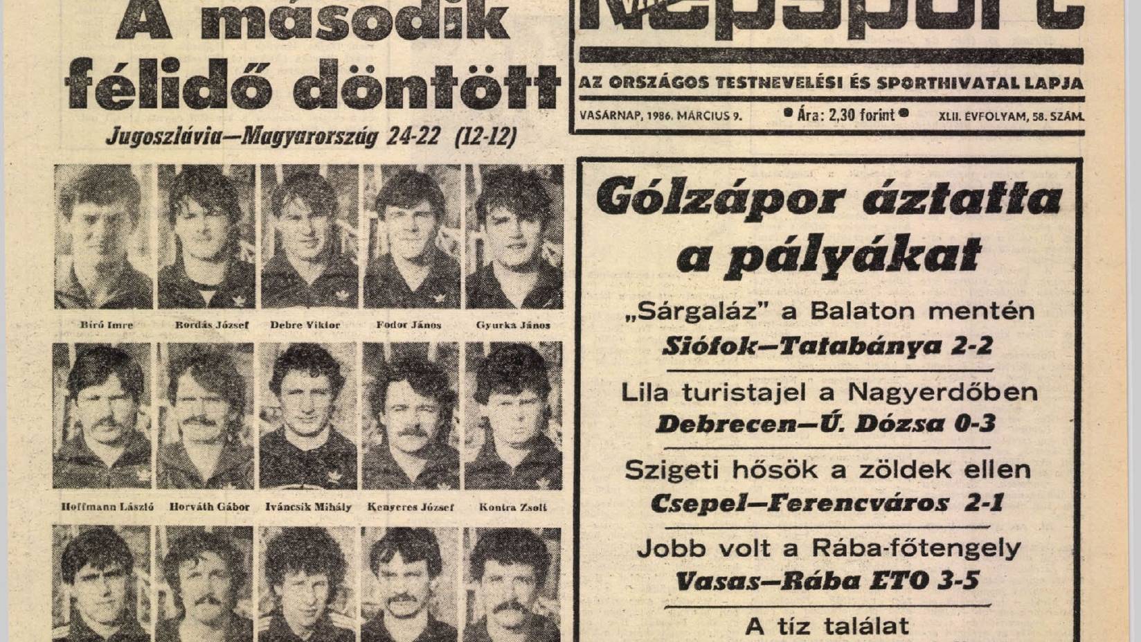 Népsport, 1986. március 9.