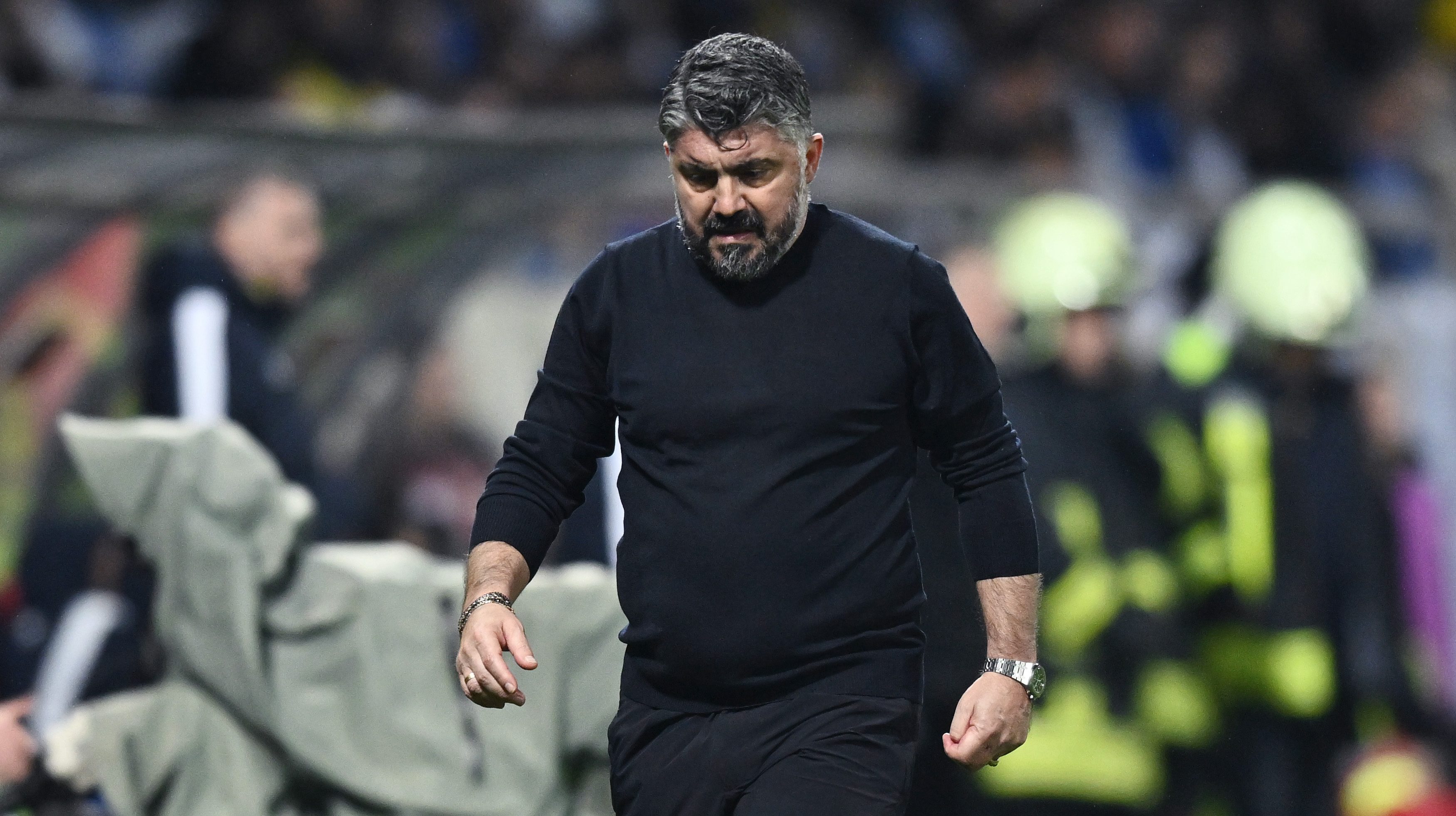 Gennaro Gattuso a szarajevói mérkőzésen.