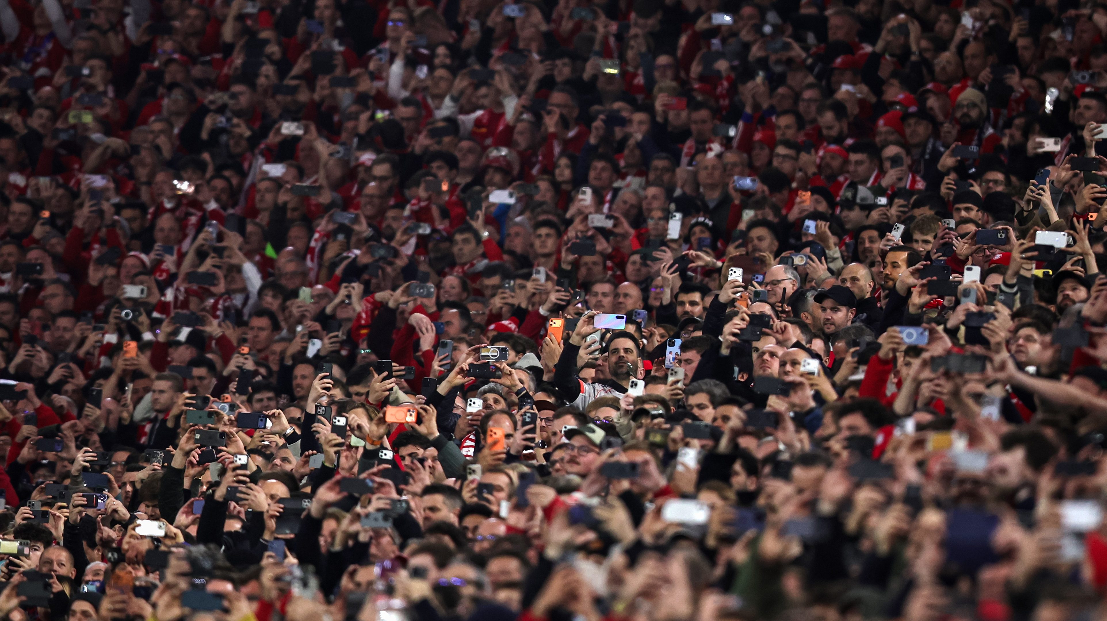 A Bayern München szurkolói.