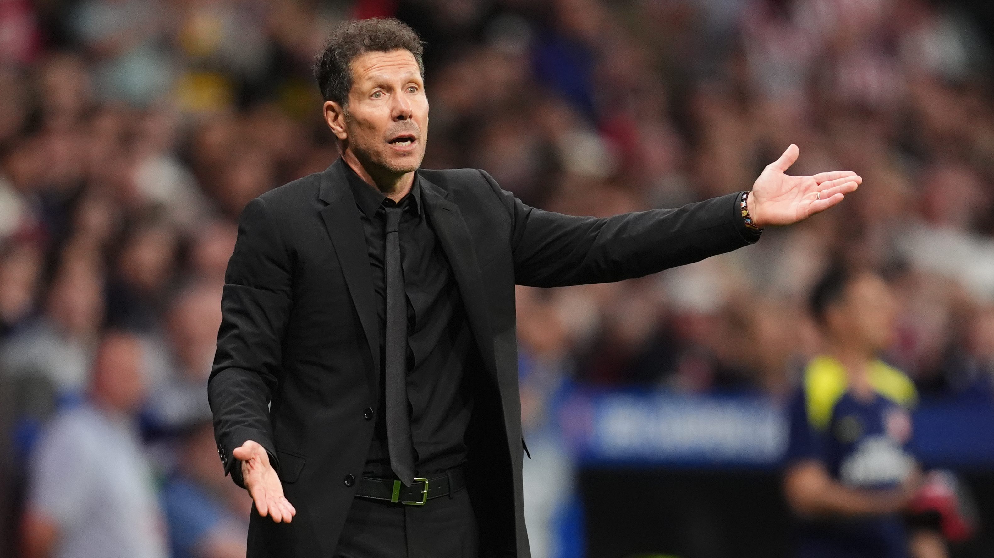 Diego Simeone az Arsenal elleni mérkőzésen.