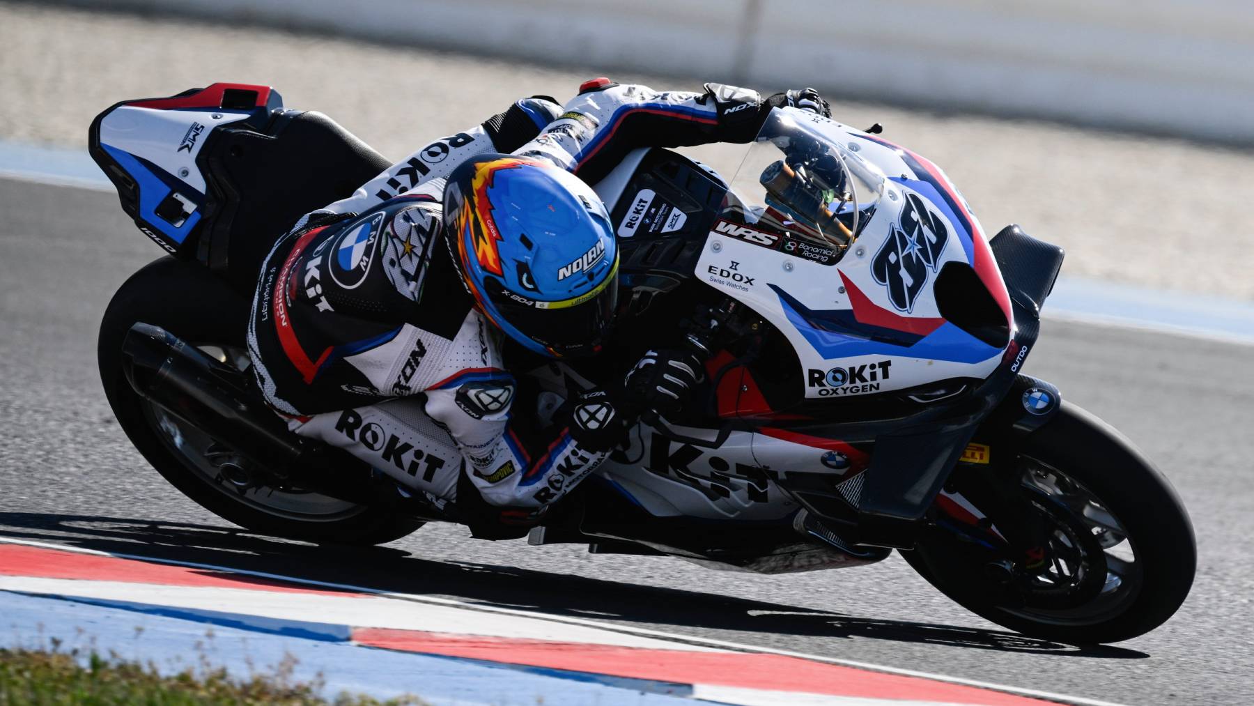 Miguel Oliveira, a ROKiT BMW Motorrad WorldSBK Team portugál versenyzője a gyorsaságimotoros Superbike-világbajnokság magyarországi első versenyén a balatonfőkajári Balaton Park Circuit versenypályán 2026. május 2-án.