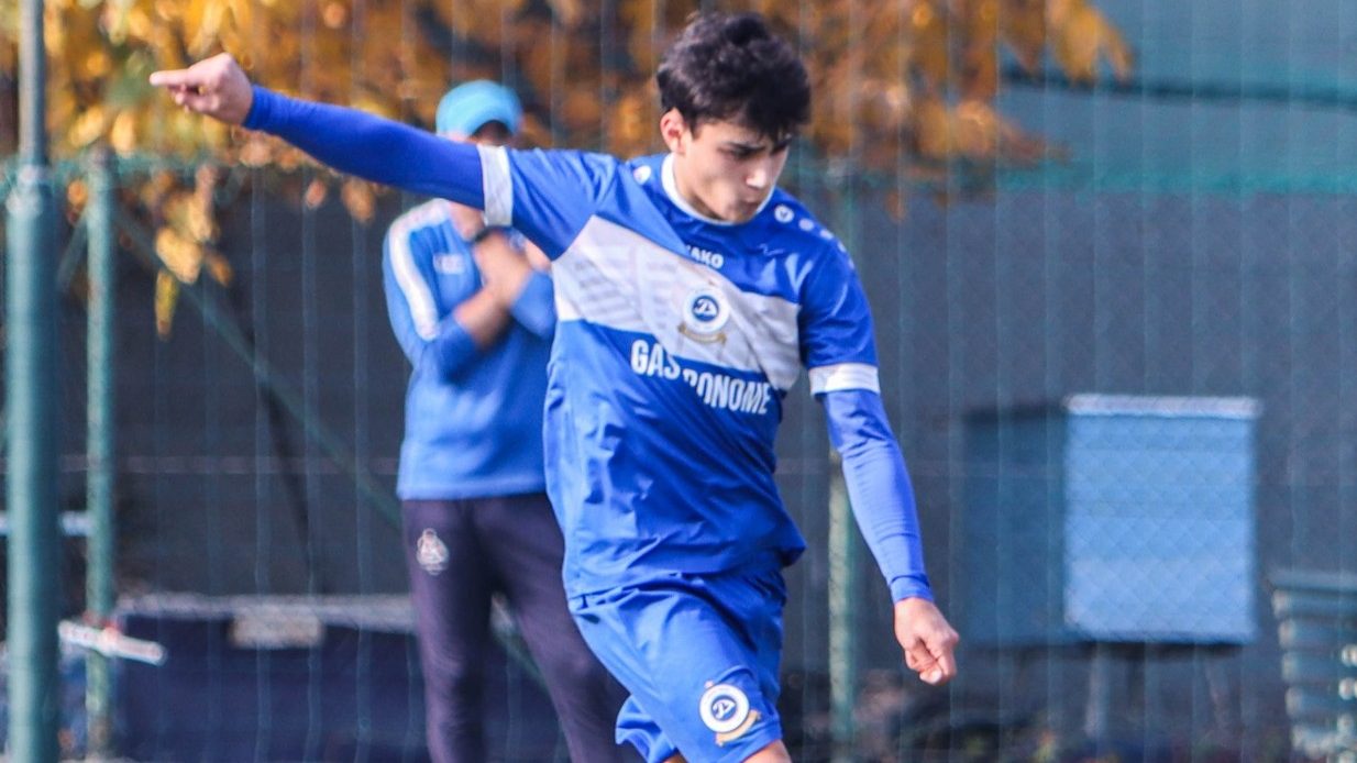 Tornike Kvarachelia novemberben, az U17-es bajnokságban.