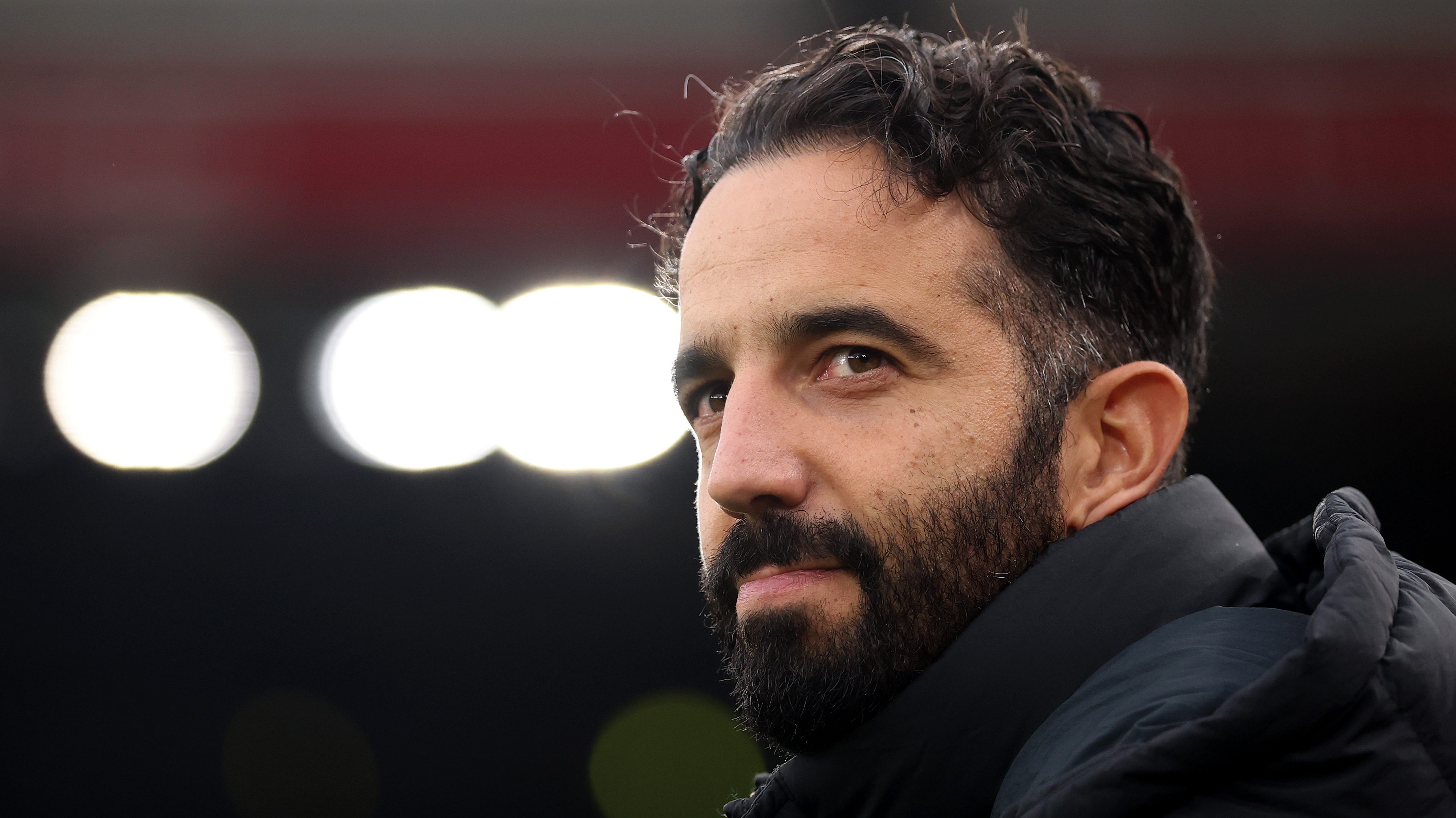 Rúben Amorim a Manchester United edzőjeként.