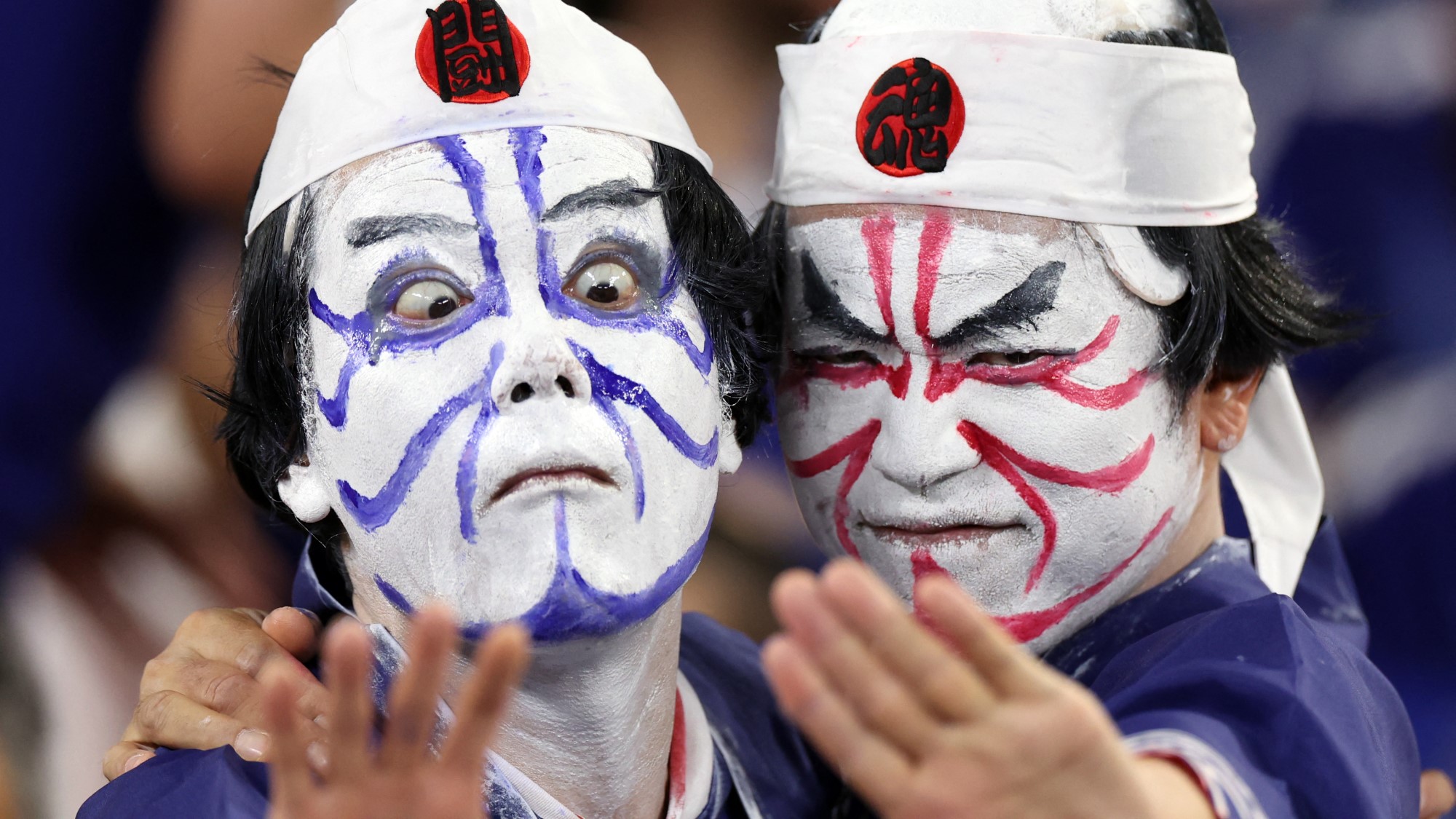 Japán szurkolók a világbajnokságon.