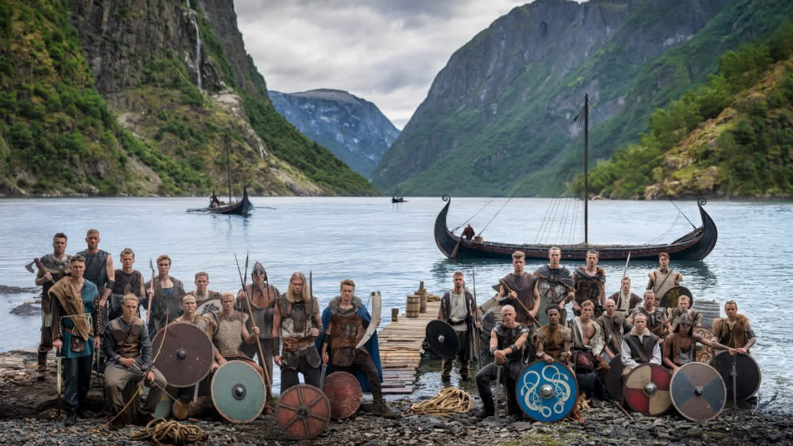 A norvég válogatott vikinges csapatfotója.