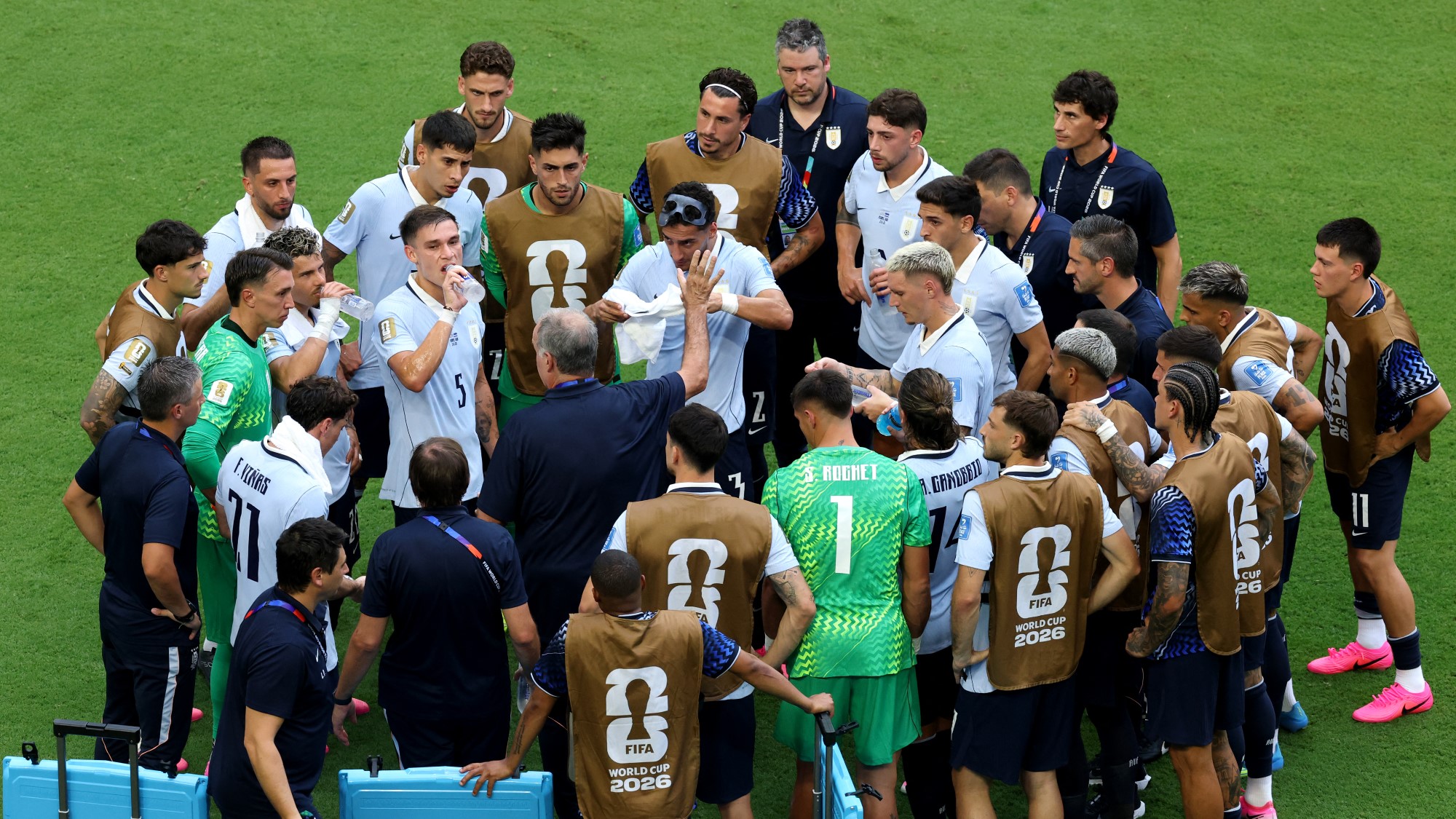 Marcelo Bielsa és az uruguayi játékosok sok mindenben nem értenek egyet.