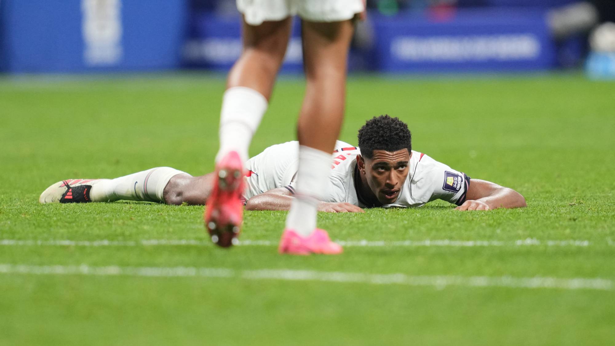 Jude Bellingham (England) during Semi final at FIFA World Cup 2026, England and Argentina, Atlanta Stadium, Atlanta, USA on July 15 2026. (Photo by Ulrik Pedersen/NurPhoto)