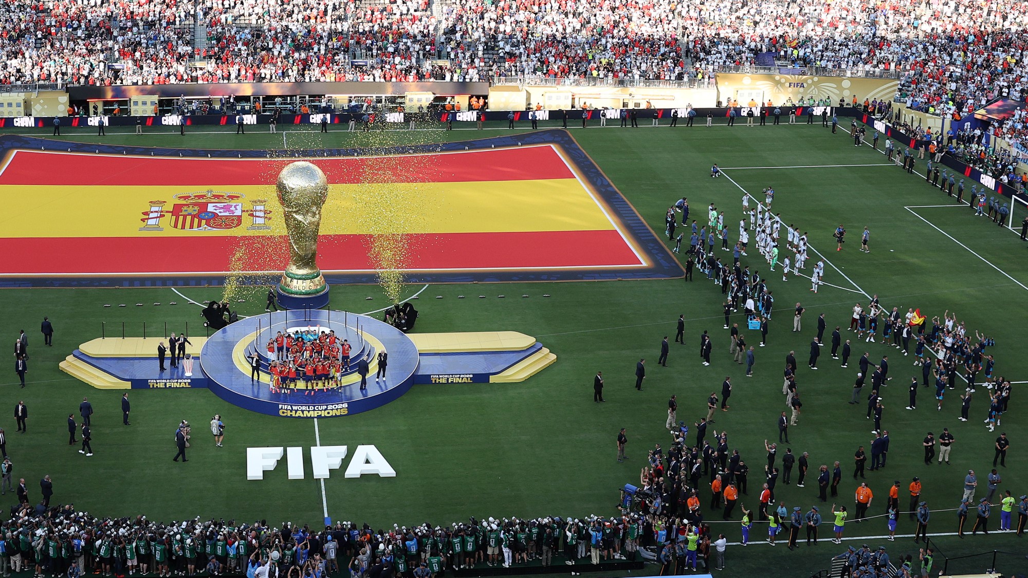 Az argentinok hátat fordítottak a spanyoloknak.
