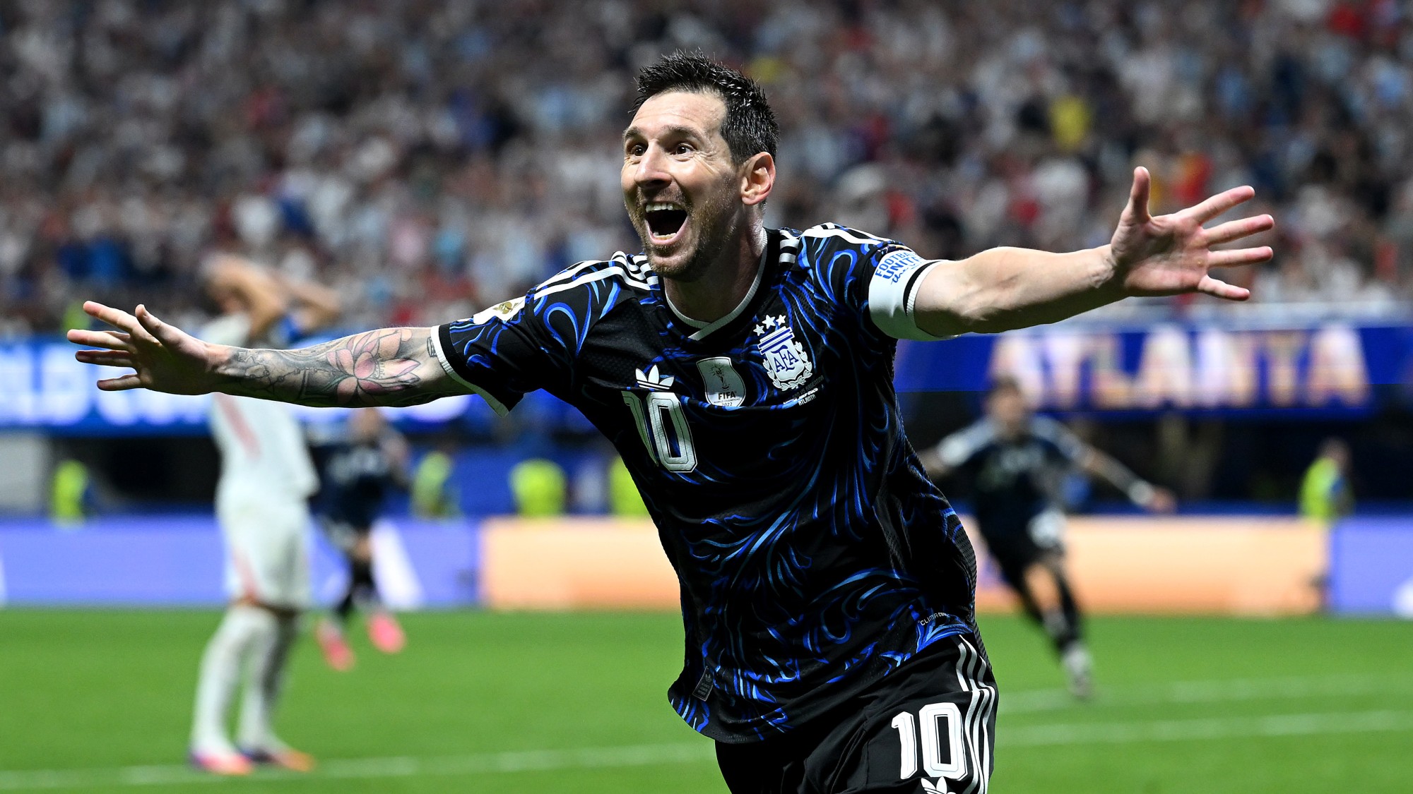 Lionel Messi az angolok ellen.