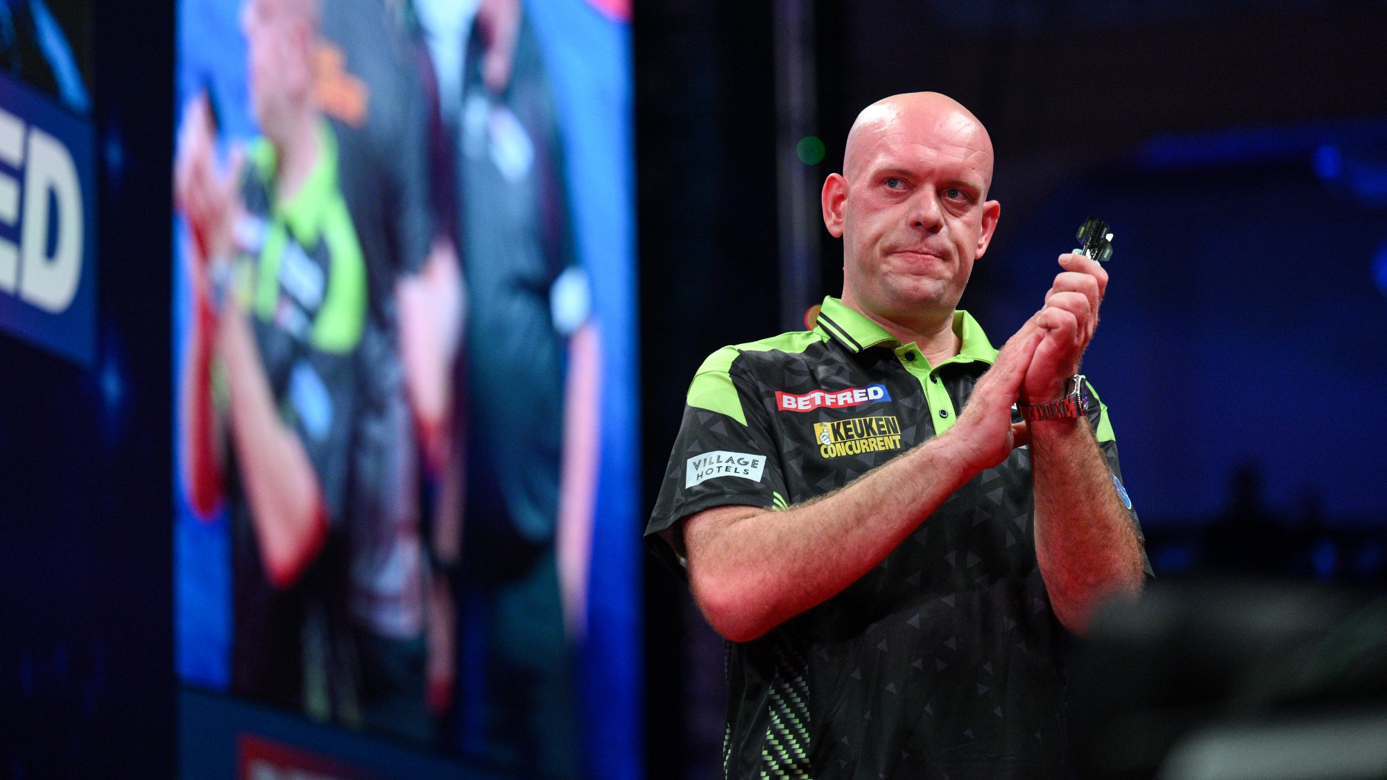 Michael van Gerwen számára a nyolcaddöntő jelentette a végállomást.