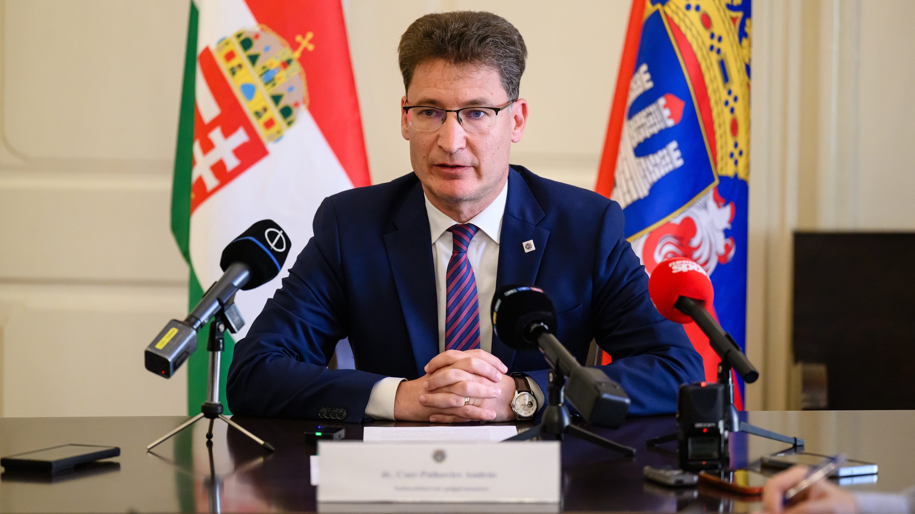 Cser-Palkovics András polgármester.