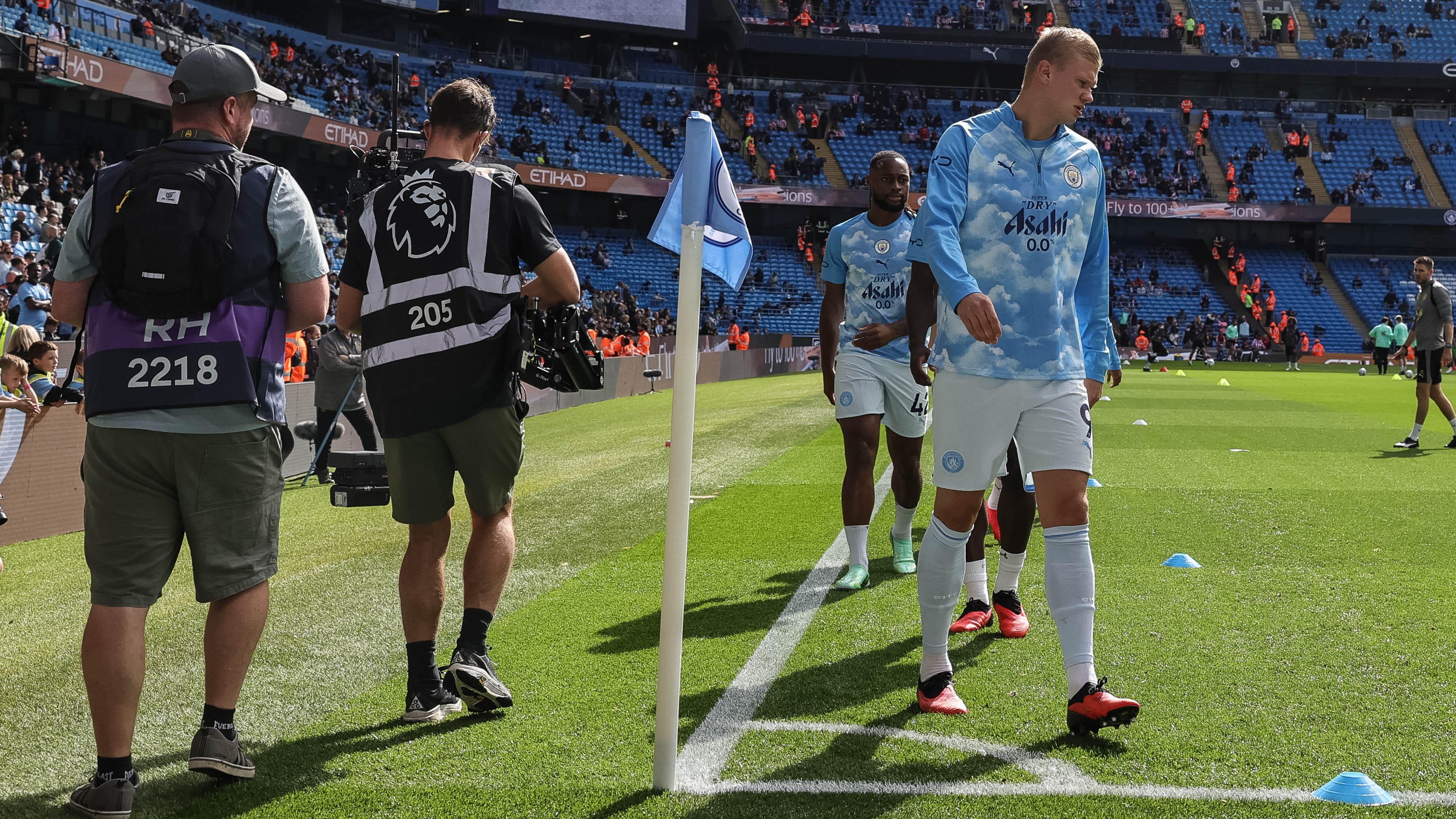 Erling Haaland a Sunderland elleni bajnokin.