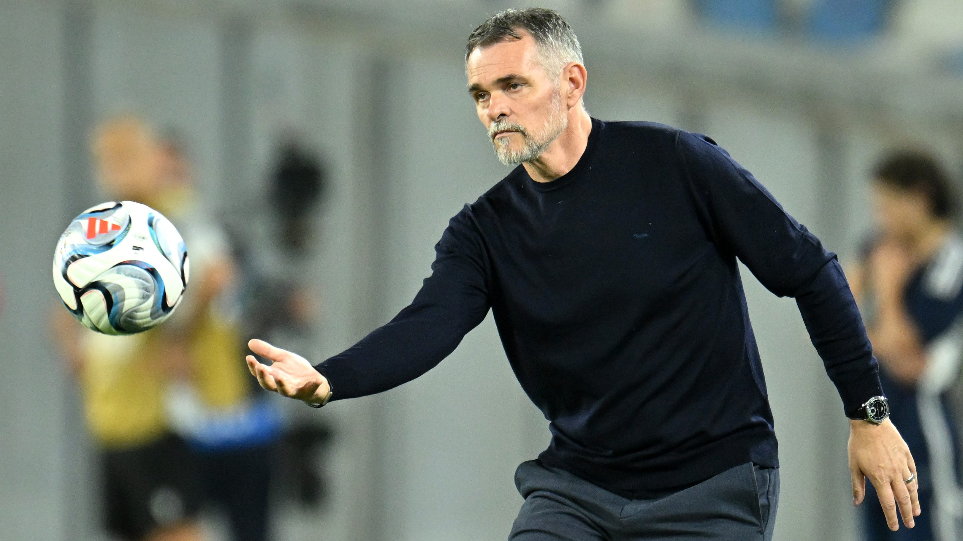 Willy Sagnol az Észak-Írország elleni mérkőzésen.