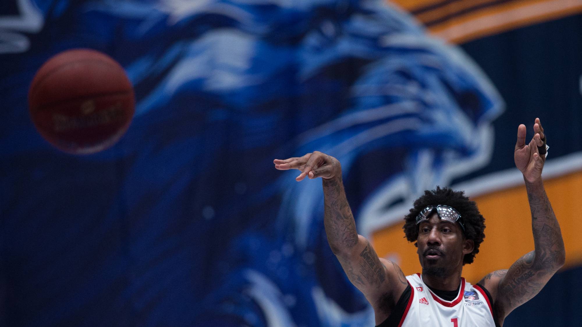 Amare Stoudemire of Hapoel Jerusalem during the EuroCup Top 16 Round 2 basketball match between Zenit and Hapoel Jerusalem at the Yubileyni Arena in St. Petersburg, Russia, January 18, 2017. (Photo by Igor Russak/NurPhoto)