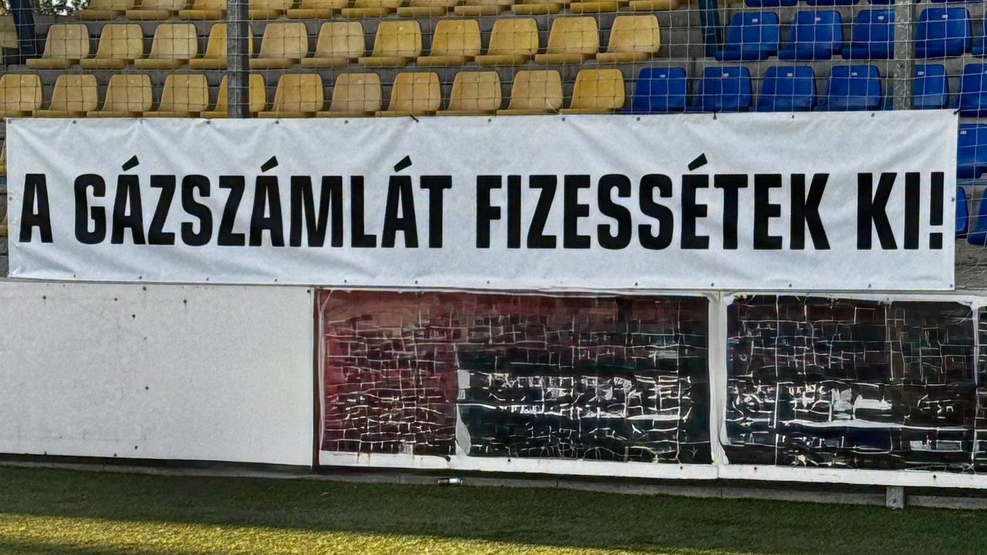 A Mezőkövesd labdarúgócsapatának üzenete a Kazincbarcika számára.