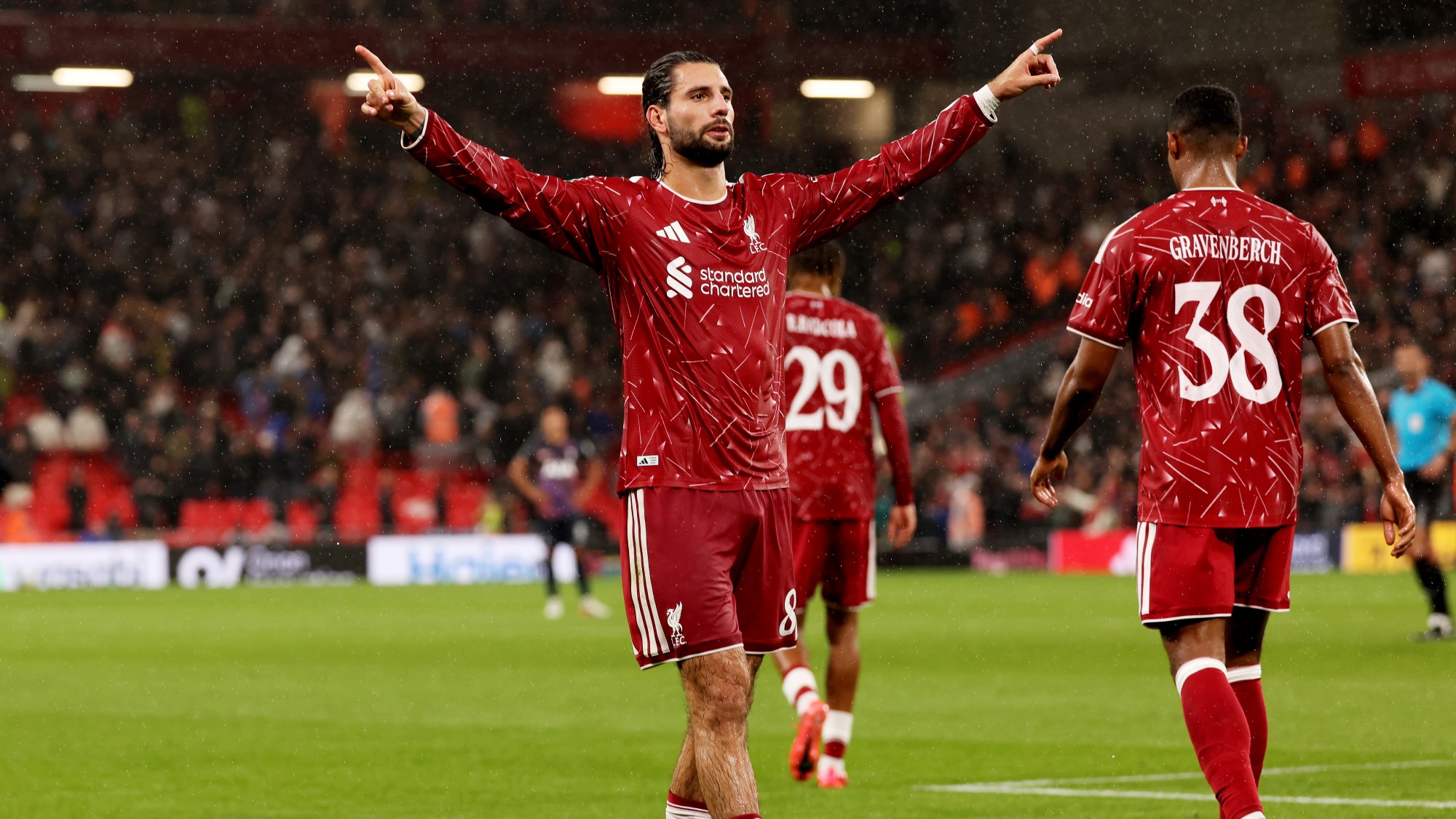 szoboszlai dominik liverpool hónap gólja tottenham elleni bombagól