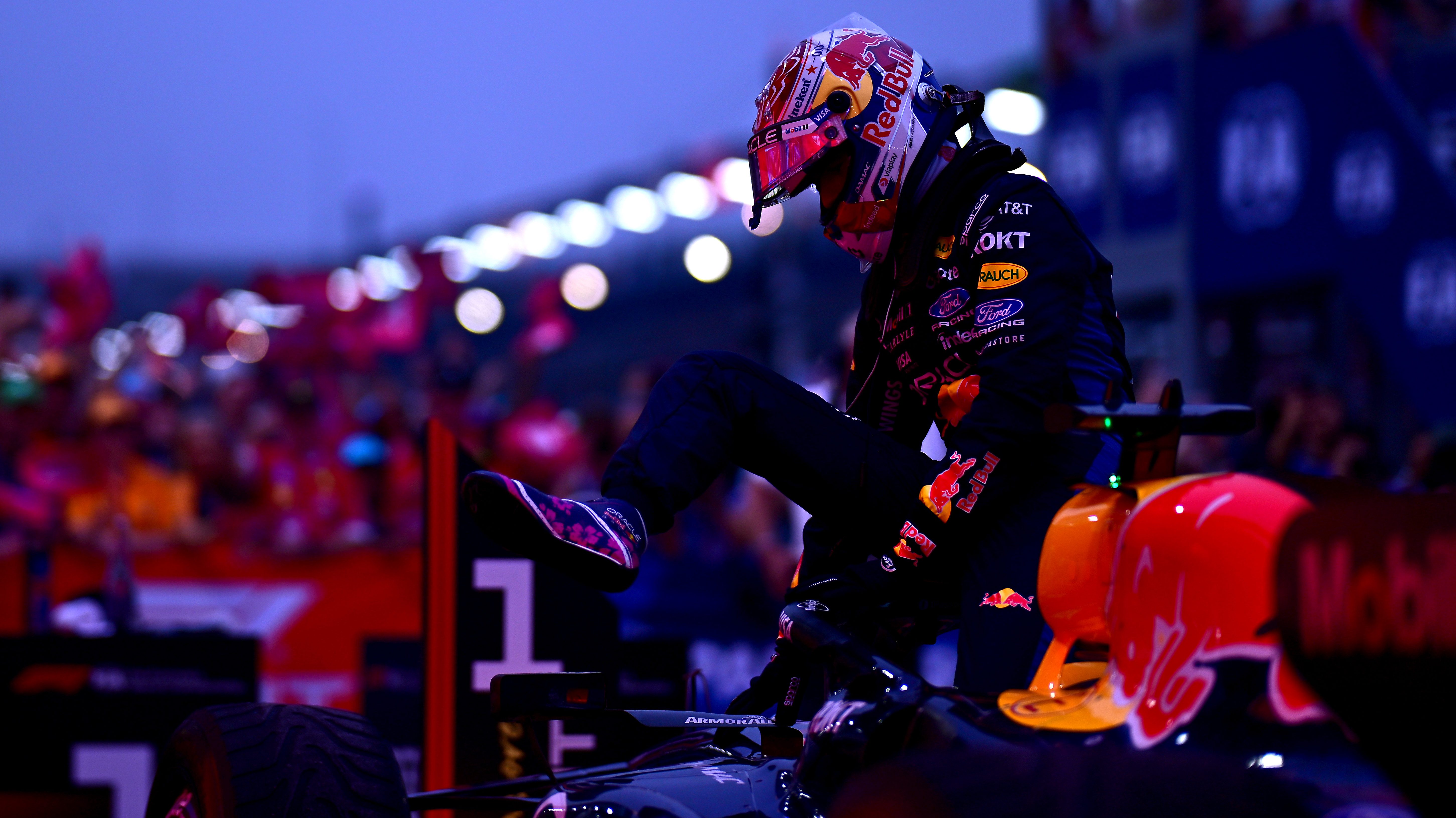 Max Verstappen Szingapúrban.