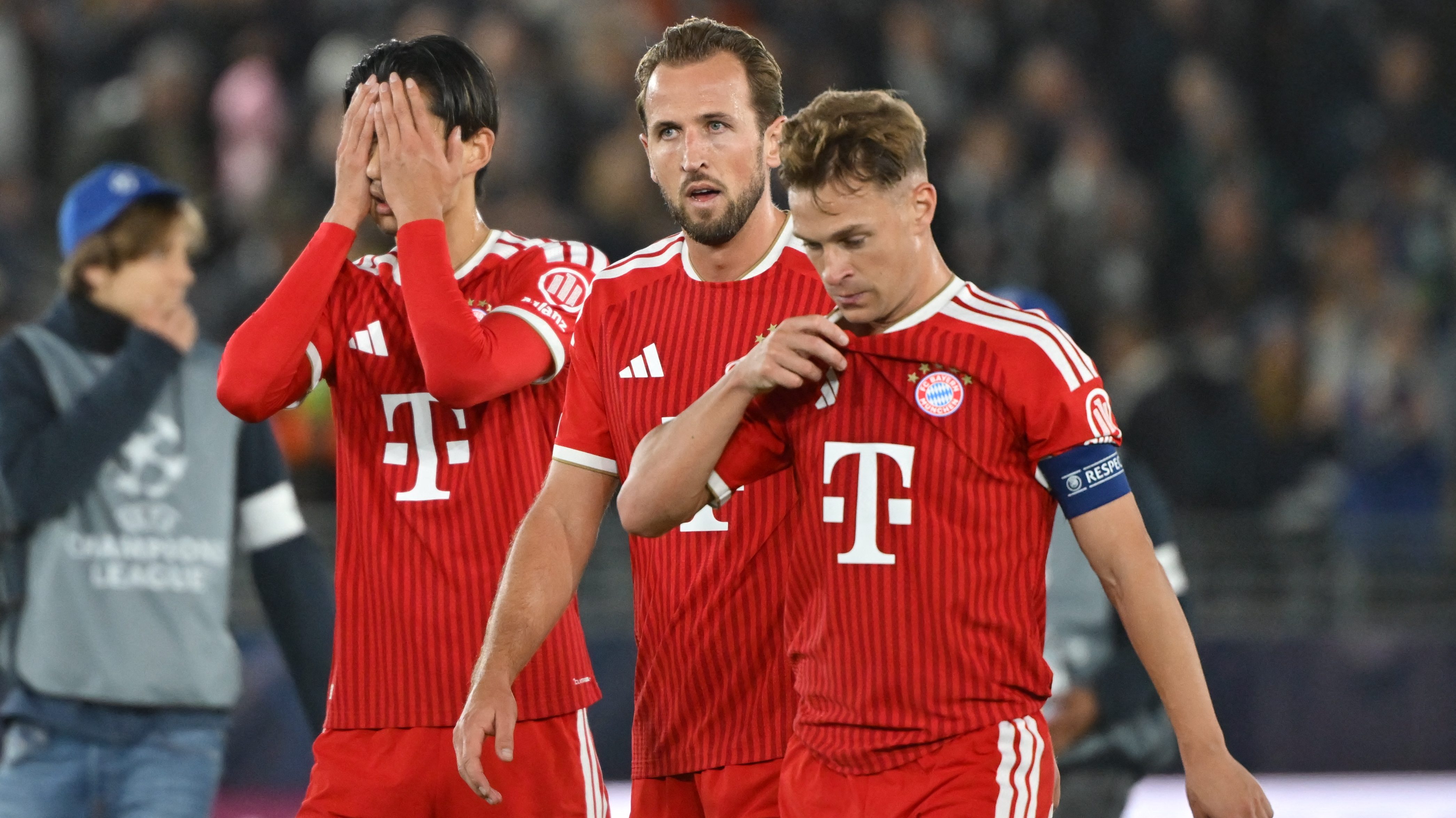 A Bayern München játékosai csalódottak voltak a keddi játéknap végén.